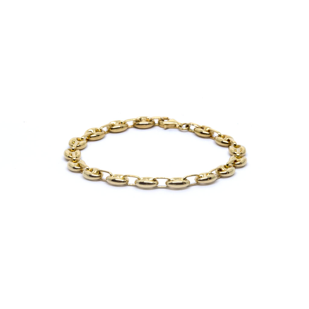 Pulsera oro amarillo 18 Kt. Mbosch joyeros Girona